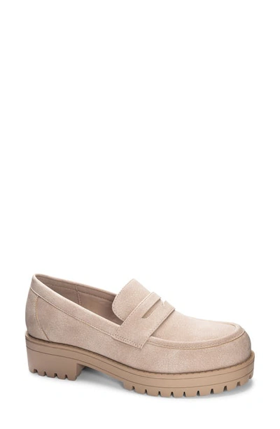 Shop Dirty Laundry Voidz Platform Penny Loafer In Natural