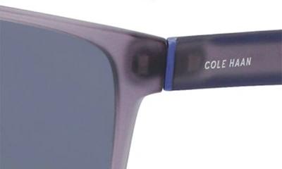 Shop Cole Haan 58mm Square Sunglasses In Matte Smoke
