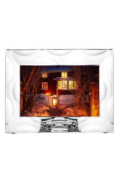 Shop Orrefors Crystal Photo Frame In Clear Tones