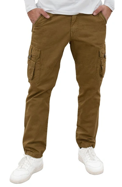 X-ray Utility Cotton Cargo Pants In British Khaki