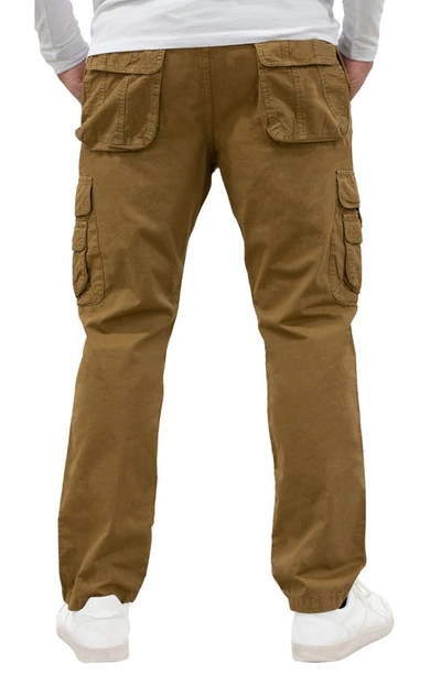 X-ray Utility Cotton Cargo Pants In British Khaki