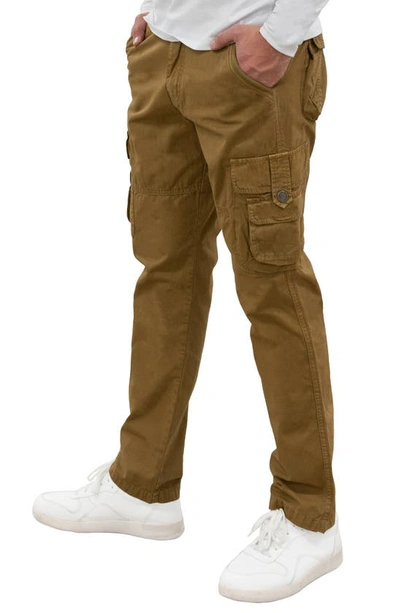 X-ray Utility Cotton Cargo Pants In British Khaki