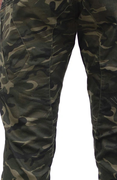X-ray Utility Cotton Cargo Pants In Olive Camo