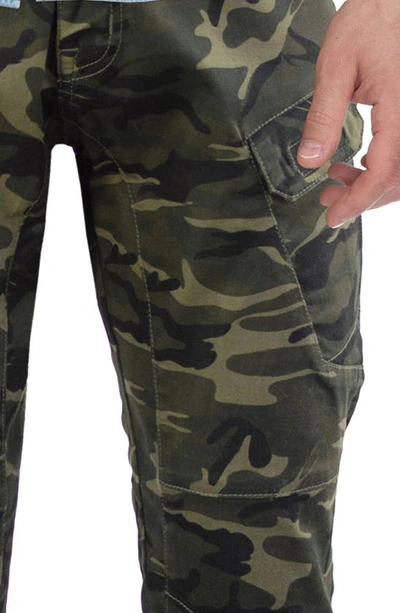 X-ray Utility Cotton Cargo Pants In Olive Camo