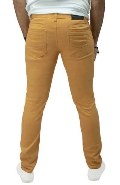 X-ray Commuter Stretch Cotton Blend Pants In Mustard