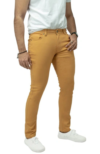 X-ray Commuter Stretch Cotton Blend Pants In Mustard