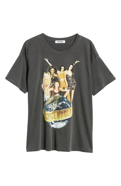 Shop Daydreamer Spice Girls Tour Graphic T-shirt In Pigment Black