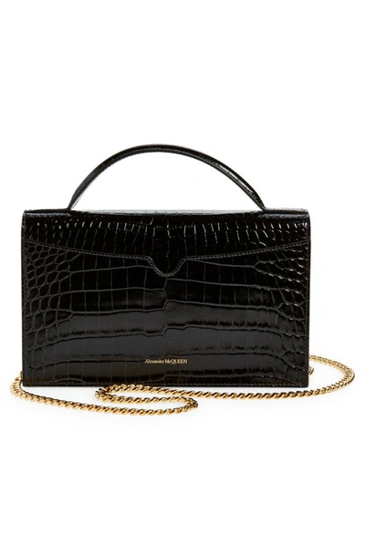 Alexander Mcqueen Medium Skull Bag In 1000 Black
