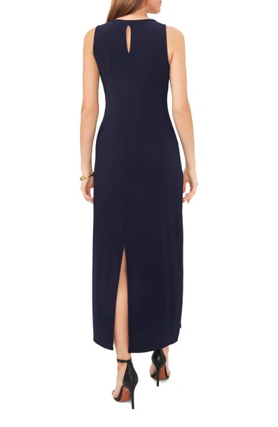 Shop Vince Camuto Sleeveless Maxi Dress In Classic Navy