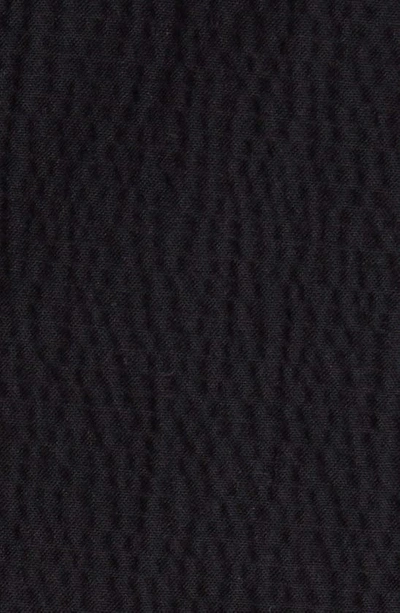 Shop Rag & Bone Linden Stretch Cotton Seersucker Blazer In Black