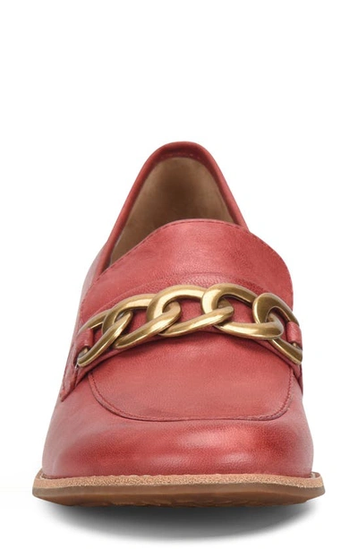 Söfft Nevara Loafer In Red Tangerine