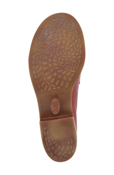 Söfft Nevara Loafer In Red Tangerine