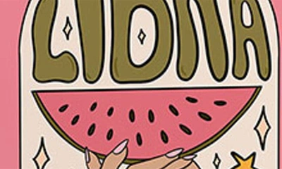 Shop Deny Designs 'libra Watermelon Doodle' By Meg Framed Wall Art In Pink