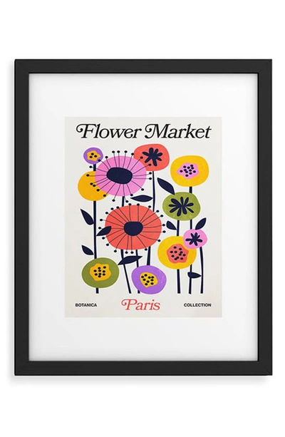 Shop Deny Designs 'paris Botanica Edition' By Ayeyokp Framed Wall Art In Black