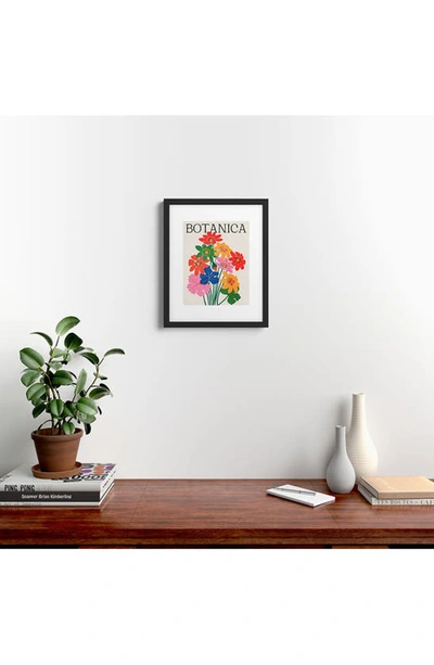 Deny Designs 'botanica Matisse Edition' By Ayeyokp Framed Wall Art In White