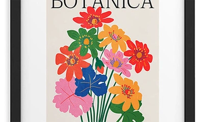 Deny Designs 'botanica Matisse Edition' By Ayeyokp Framed Wall Art In White