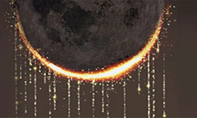 Deny Designs 'eclipse' By Emanuela Carratoni Framed Wall Art In Black