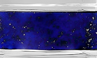 Shop Effy Sterling Silver Lapis Lazuli Padlock Pendant Necklace In Blue