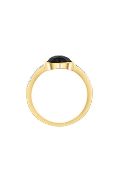 Effy 14k Yellow Gold Diamond & Onyx Heart Ring In Black