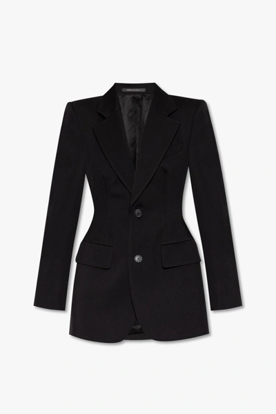 Shop Balenciaga Blazer With Notch Lapels In Black