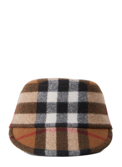 Shop Burberry Jared Checked Cap In Default Title