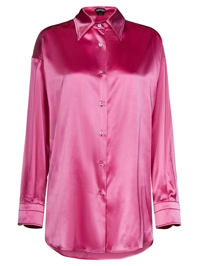 Shop Tom Ford Shirt In Pink
