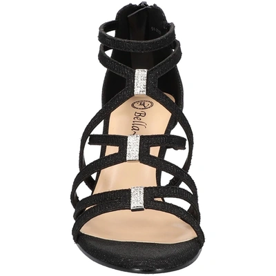Bella Vita Karlette Womens Open Toe Slip On Strappy Sandals In Multi