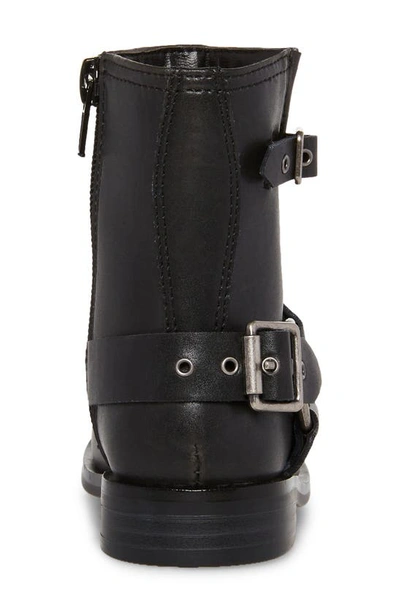 Shop Steve Madden Kids' Beckky Harness Boot In Black