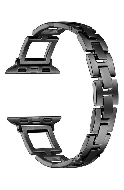 Shop The Posh Tech Journey Stainless Steel Apple Watch® Watchband In Black
