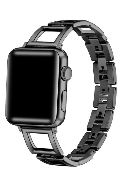 The Posh Tech Journey Stainless Steel Apple Watch® Watchband In Black