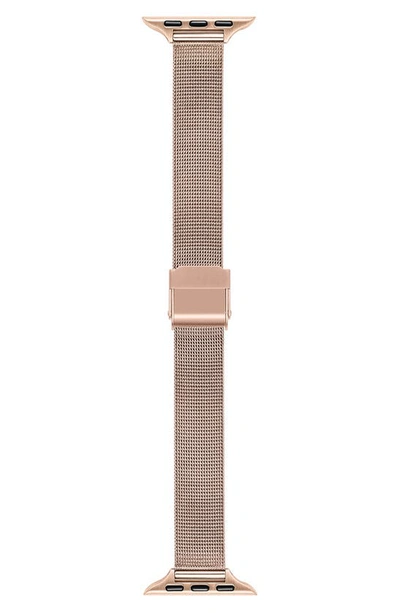 Shop The Posh Tech Blake Stainless Steel Apple Watch® Watchband In Rose Gold