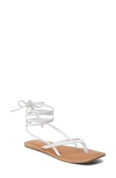 Shop Beach By Matisse Bocas Ankle Wrap Sandal In White