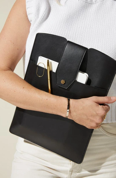 Lindsay Albanese Laptop Clutch In Black