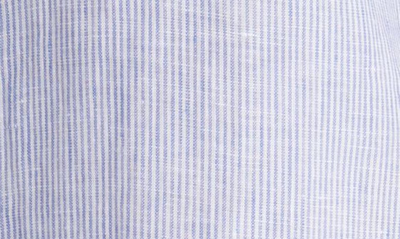 Shop Frank & Eileen Rori Stripe Linen Shirtdress In Blue And White Stripe