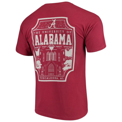 Shop Image One Crimson Alabama Crimson Tide Comfort Colors Campus Icon T-shirt
