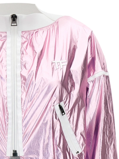 Shop Tom Ford Laminated Track Bomber Jacket Casual Jackets, Parka Purple