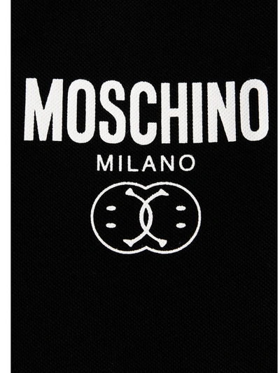 Shop Moschino Polo 'double Smile'