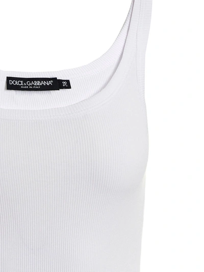 Shop Dolce & Gabbana Ribbed Tank Top