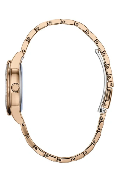 Shop Citizen Mother Of Pearl Dial Bracelet Watch, 31mm In Rose Gold