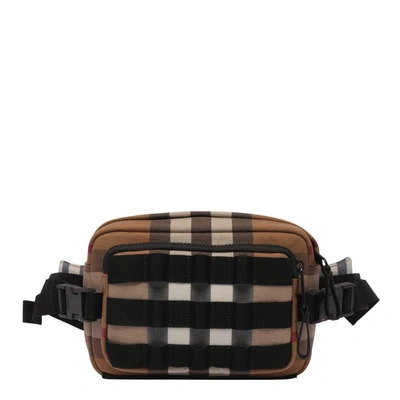 Shop Burberry Check Motif Belt Bag In Multi