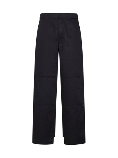 Shop Palm Angels Pants In Nero