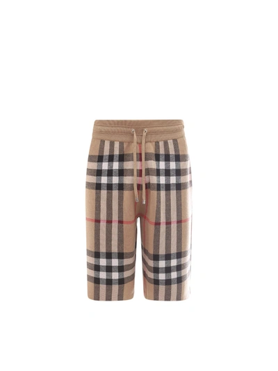 Shop Burberry Bermuda Shorts In Archive Beige