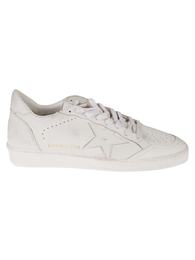 Shop Golden Goose Ball Star Sneakers In Optic White