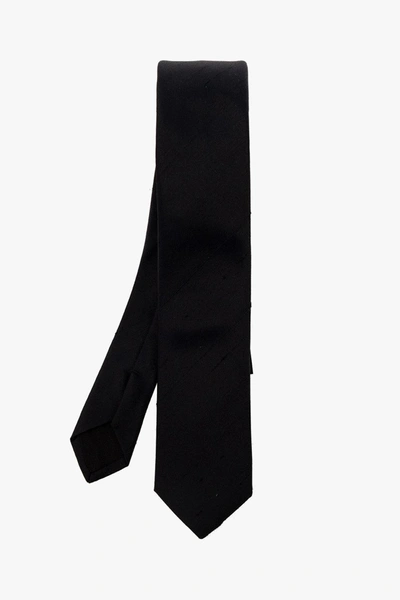 Shop Saint Laurent Silk Tie In Default Title