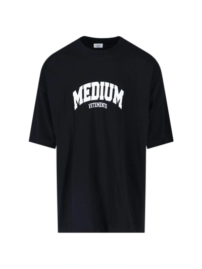 Shop Vetements Medium T-shirt In Black