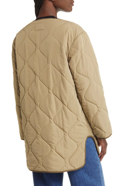 Shop Rails Elin Oversize Quilted Jacket In Sage