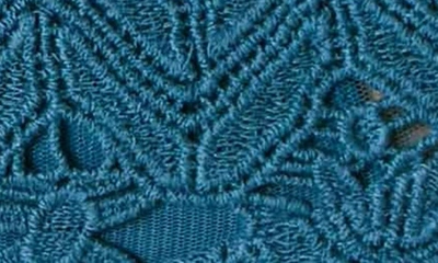 Shop Free People Athena Scallop Crochet Bralette In Night Swim