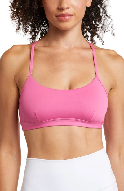 Shop Alo Yoga Airlift Intrigue Bra In Paradise Pink