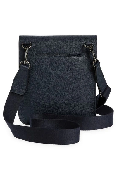 Akris Small Anouk Leather Crossbody Bag In 078 Denim