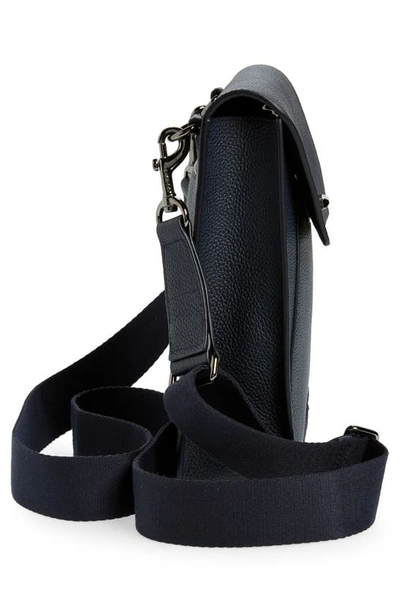 Akris Small Anouk Leather Crossbody Bag In 078 Denim